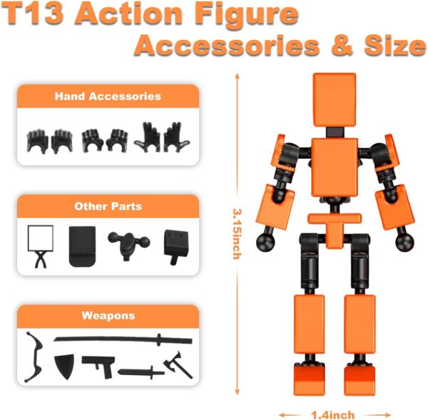 4PCS Mini Titan T-13 Action Figures - Image 4