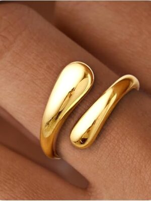 14K Gold Plated  Rings Wedding Band Jewelry Size 5-15