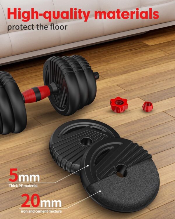 4 in1 Dumbbells Set Used as Barbell - Image 9