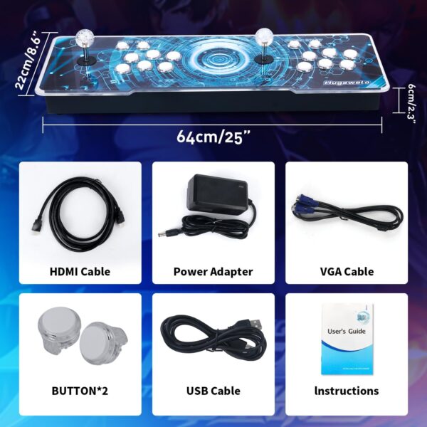 3D Arcade Game Console, 36800 Games - Image 2
