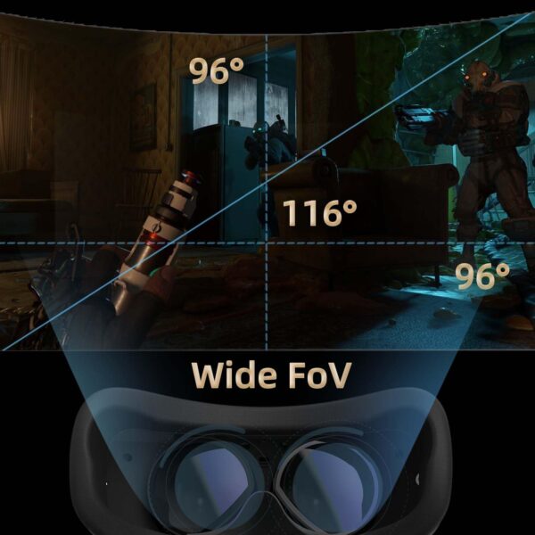 DPVR E4 VR Headset - PCVR Virtual Reality Headset - Image 9