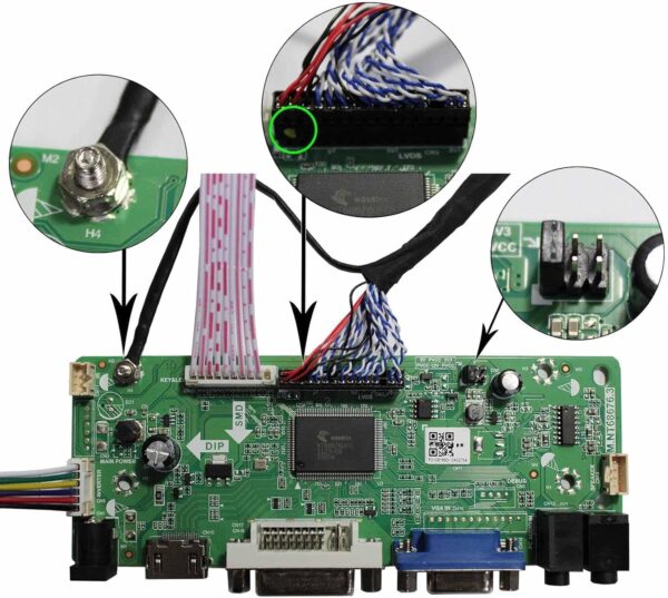 VSDISPLAY DVI VGA Audio LCD Controller Board - Image 4