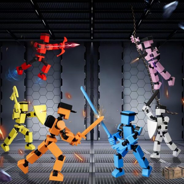 4PCS Mini Titan T-13 Action Figures - Image 5
