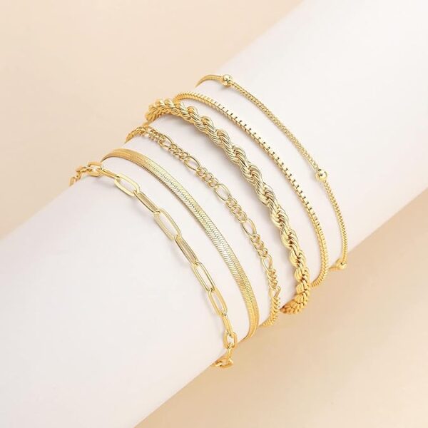 DEARMAY Gold Bracelets Waterproof, - Image 3