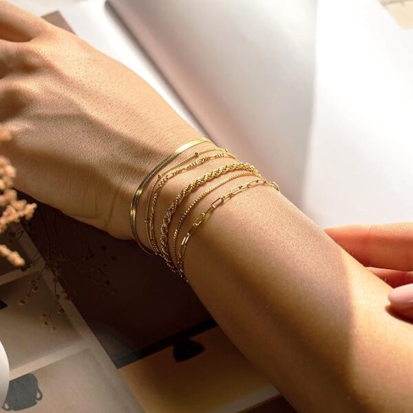 DEARMAY Gold Bracelets Waterproof, - Image 7