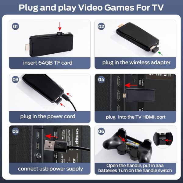 Wireless Retro Game Console 4K HD - Image 6