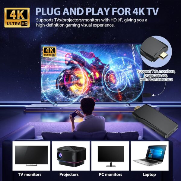 Wireless Retro Game Console 4K HD - Image 7