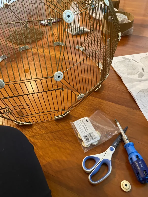 Geo Bird Cage – The Parakeets Get a New Home - Image 2