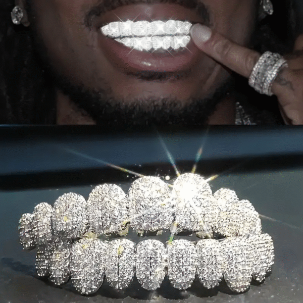 14k Baguette Joker Gold Teeth